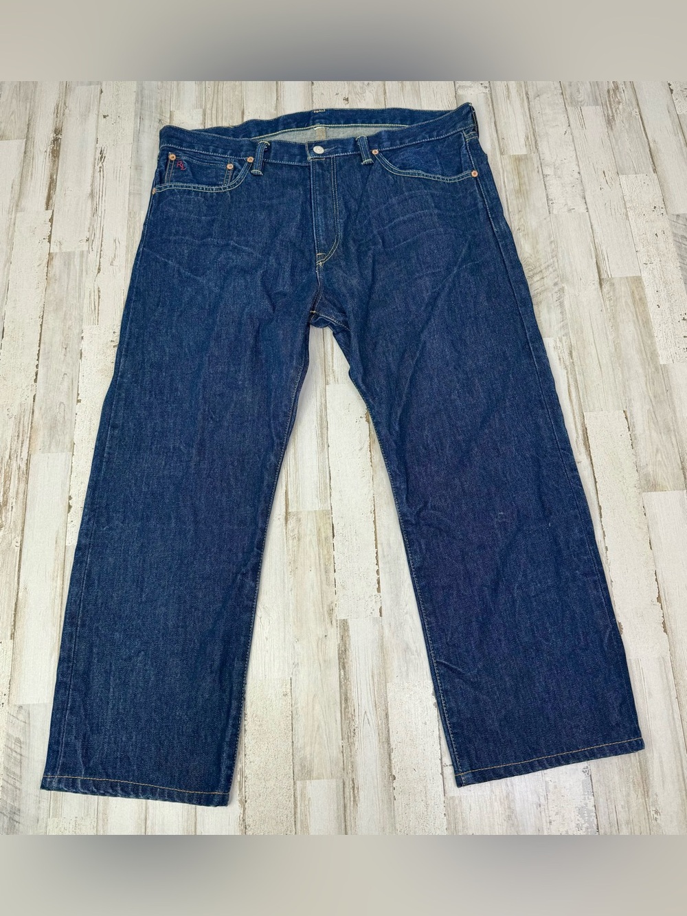 Polo Ralph Lauren Jeans Mens 38x27 Blue Denim Classic Fit Straight